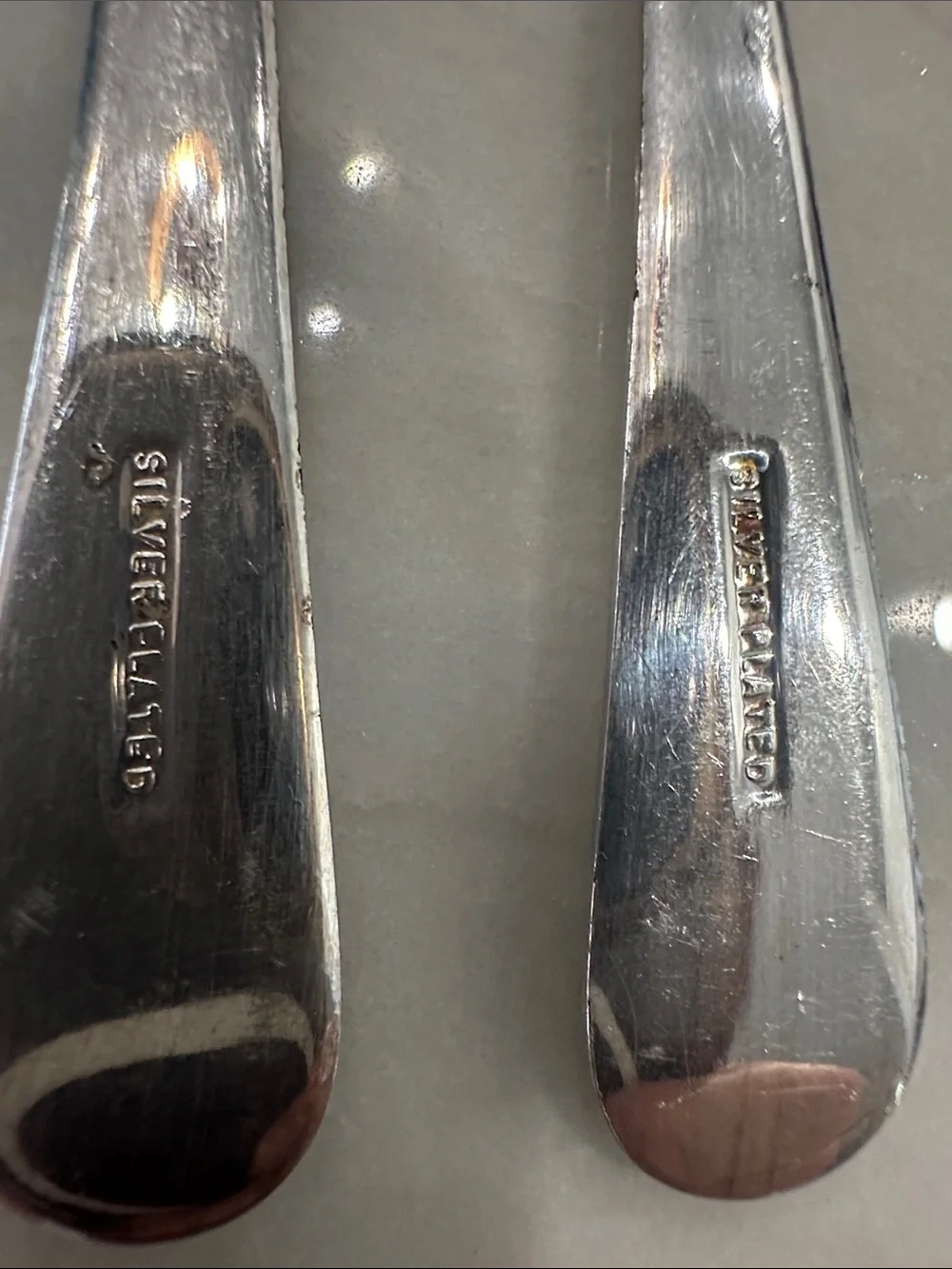 Antique EPNS Pickle Forks; Made in England Silver Plated - Set of 2, Silver